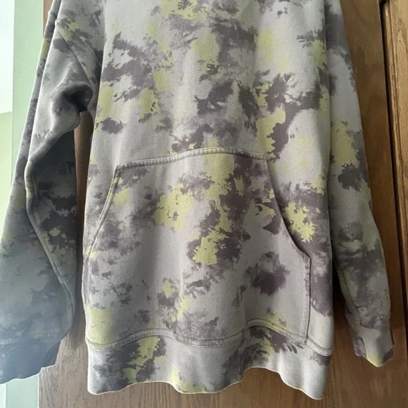 lululemon athletica Gray and Yellow Tie-Dye Hoodie - Picture 3 of 9
